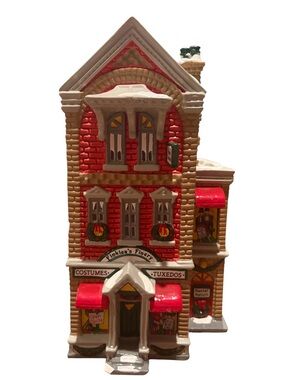 Department 56 Original Snow Village Finkleas Finery Costume Shop #54054